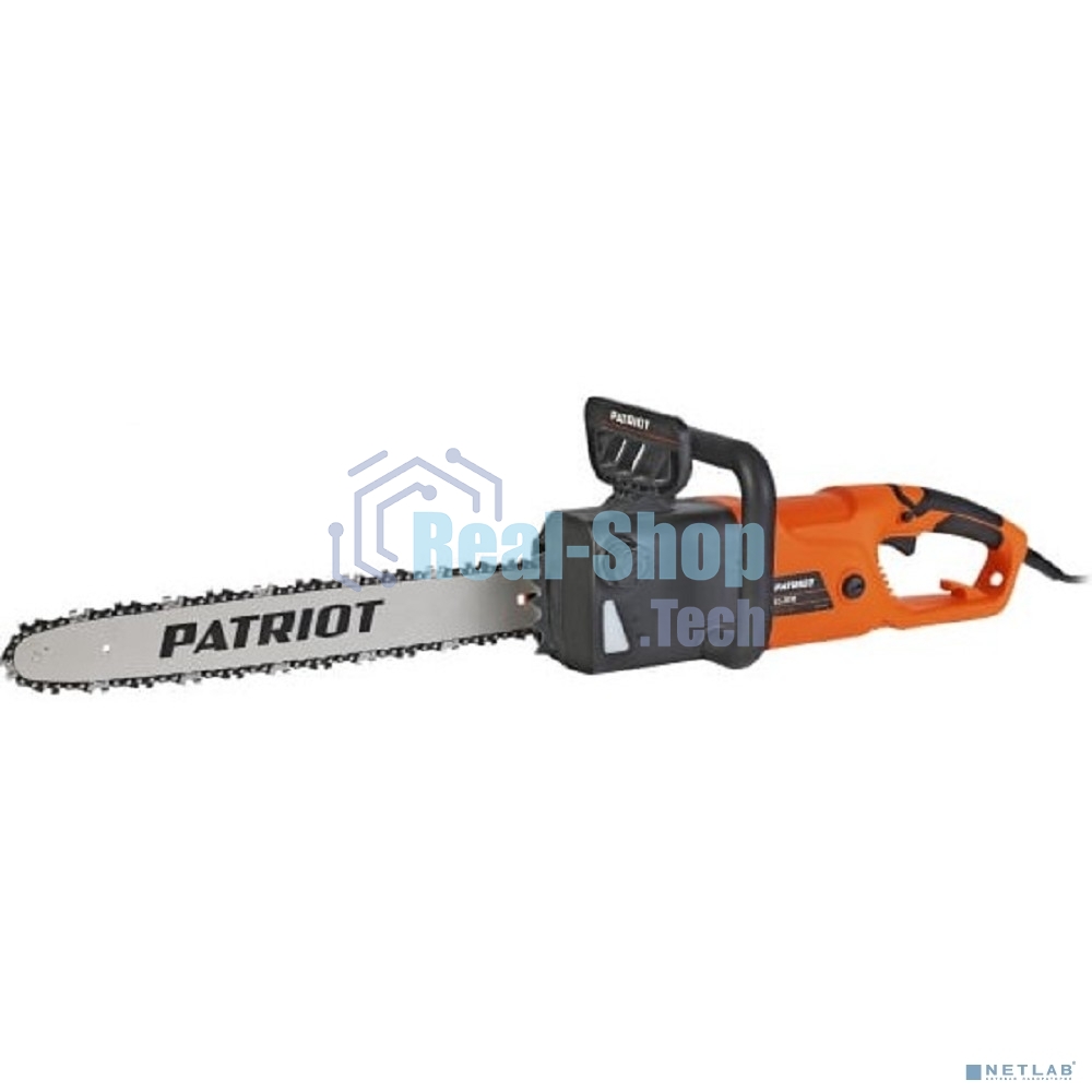 Пила цепная электрическая PATRIOT ES 2618, 2.5кВт,18' шина, продольный двигатель, плавный пуск, бесключевая натяжка цепи