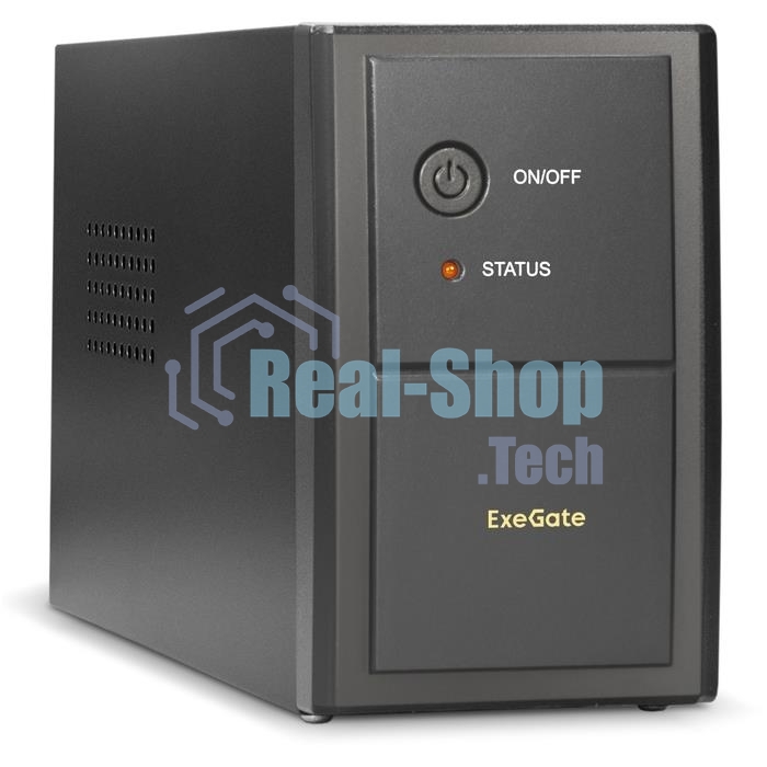 Источник бесперебойного питания ExeGate EP244541RUS Power Back BNB-400 400VA, черный, 2 евророзетки