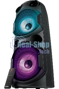 Колонка АС Sven PS-750, черный (80 Вт, TWS, Bluetooth, FM, USB, microSD, LED-дисплей, 2х4400мА*ч)