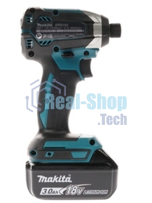 Дрель-шуруповерт Makita DTD153RFE, 18 В, 3 Ач, 170 Нм, бесщеточный, ударный