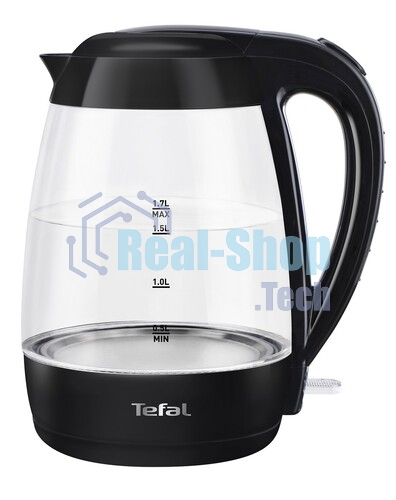 Электрочайник Tefal KO 450832 черный, 1.7 л, 2400 Вт, скрытый нагревательный элемент