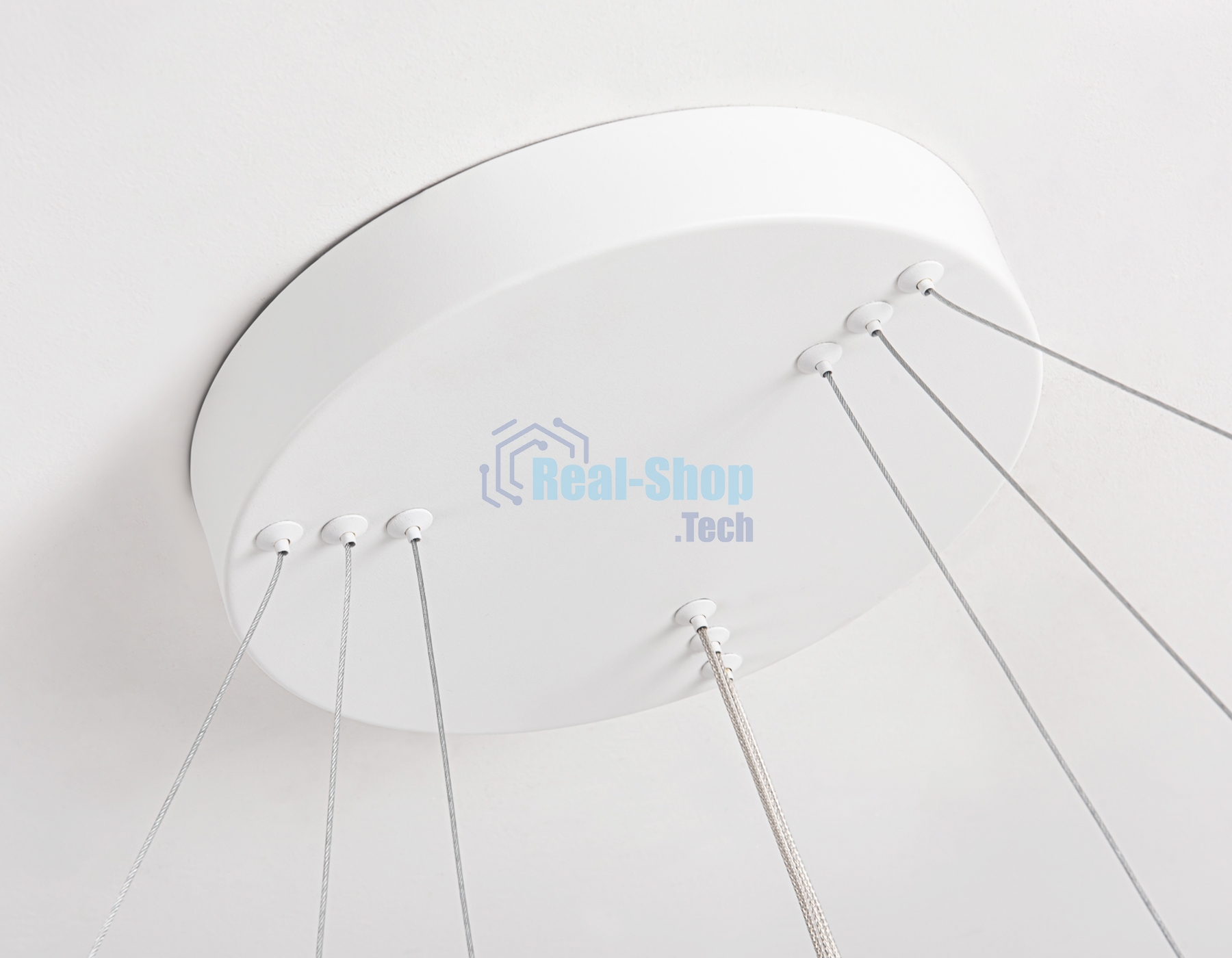 Подвесной светодиодный светильник Ambrella light FL5511/3+9 WH белый 90W 3000K/4200K/6400K D800/600/400*1300 (без ПДУ)