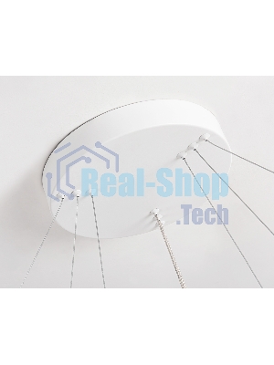 Подвесной светодиодный светильник Ambrella light FL5511/3+9 WH белый 90W 3000K/4200K/6400K D800/600/400*1300 (без ПДУ)