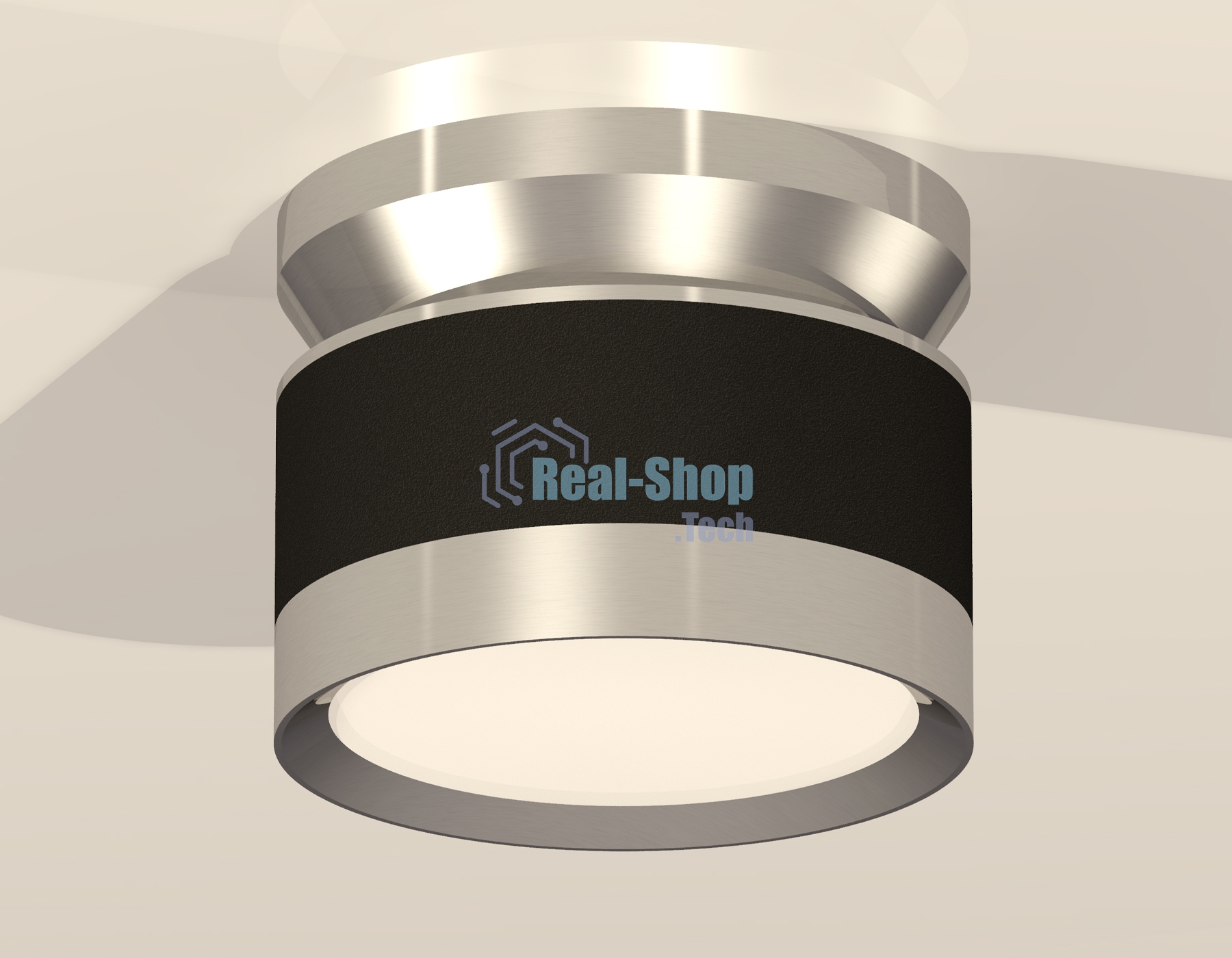 Светильник Ambrella Light XS8102055 SBK/PSL черный песок/серебро полированное GX53 (N8904, C8102, N8118)