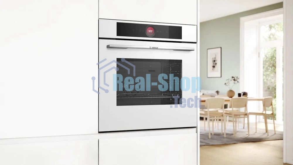 Встраиваемый духовой шкаф электрический Bosch Serie 8 HBG7341W1 белый