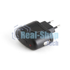 аксессуары Gembird Адаптер питания 220V-5V USB A, черный (MP3A-UC-AC2)(B)