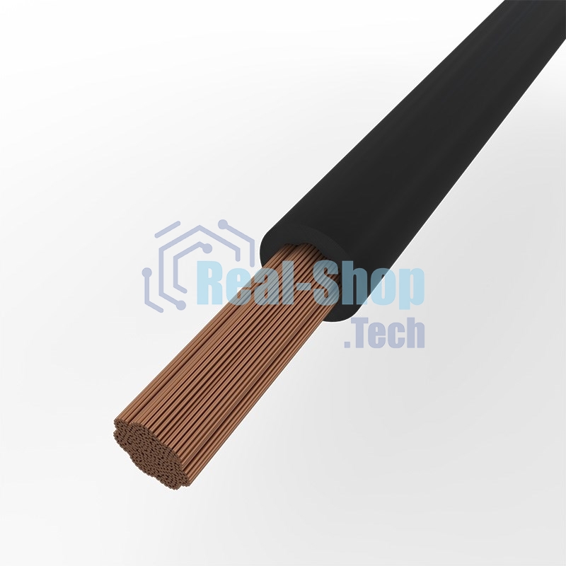 Кабель гибкий сварочный КГтп-ХЛ 1х16 мм², длина 10 метров Rexant