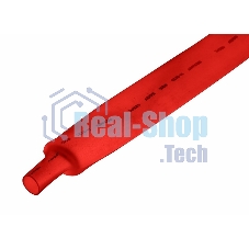 Трубка термоусадочная Rexant 25.0/12.5 1м красный