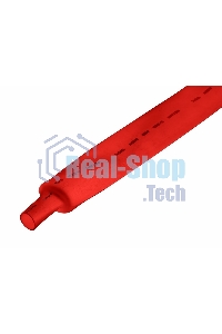 Трубка термоусадочная Rexant 25.0/12.5 1м красный