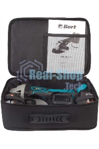 Угловая шлифовальная машина аккумуляторная Bort BWS-18Li-125 Диам. диска 125 мм; Аккумулятор 4 А.ч; Скорость холостого хода 4 000 - 9 000 об/мин;