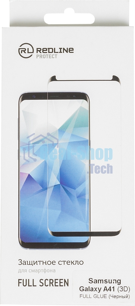 Защитное стекло для экрана Redline для Samsung Galaxy A41 3D антиблик. 1шт. (УТ000020417)