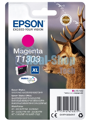 Картридж струйный Epson C13T13034012 пурпурный для Epson SX525WD/SX535WD/B42WD/BX320FW/BX625FWD/BX63