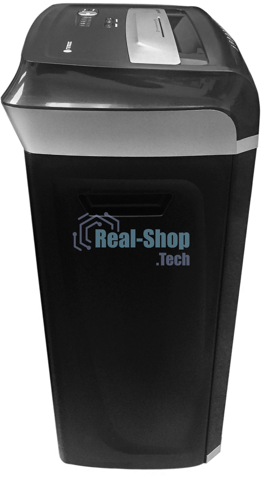 Шредер ГЕЛЕОС УМ35-4 (DIN P-4) фрагмент 3,9x30мм, 26 листов (70гр./м²), 35 литров, Уничт.скобы,скрепки,пл.карты,CD. TouchGuard.JamFree.ECO