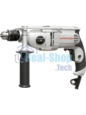Дрель ударная ИНТЕРСКОЛ ДУ-13/810ЭР 150.1.3.00 810Вт,ВЗП-13мм,2000о/м,32000уд/м,2 режим,3.2кг