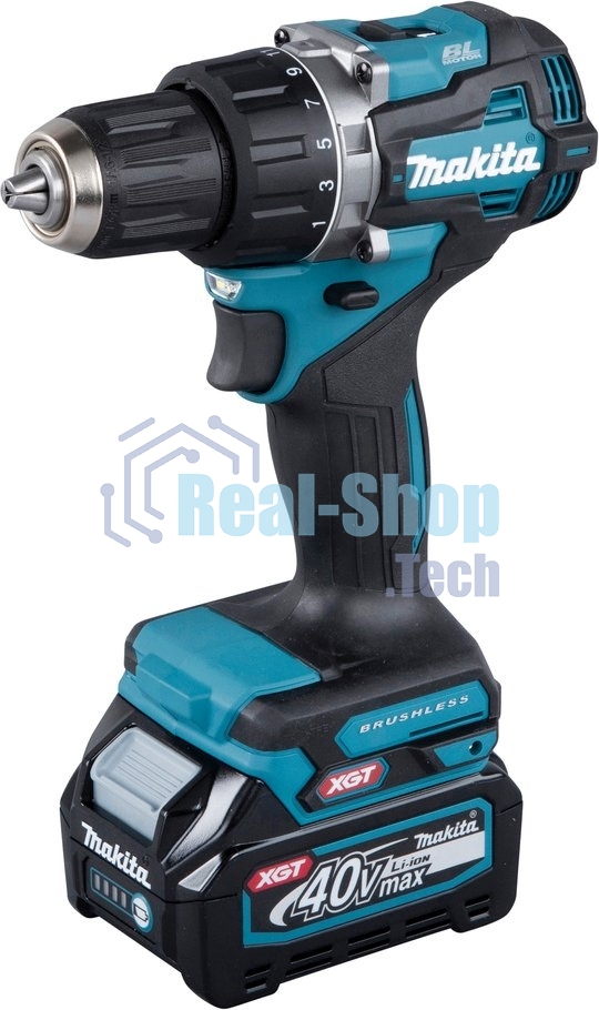 Дрель-шуруповерт Makita DF002GD201, 40 В, 2,5 Ач, 64 Нм, бесщеточный