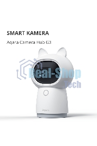 Камера AQARA Camera Hub G3/Камера+ управления/Управление жестами/Камера 360/2K 2304х1296p/Протокол связи:Zigbee/WiFi/Питание:USB-C/белый CH-H03