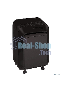 Шредер Fellowes PowerShred LX210 черный (секр.P-4) перекрестный 16лист. 23лтр. скрепки скобы пл.карты