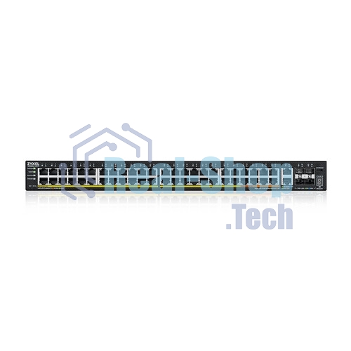 Коммутатор L3 Access Zyxel NebulaFlex Pro XGS2220-54FP, rack 19