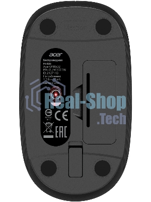 Мышь Acer OMR502 черный оптическая 1600dpi беспров. USB 4but (ZL.MCE11.01A)