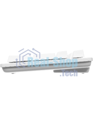 Клавиатура Logitech K868 гибридная, USB Type-A, Bluetooth, радиоканал, белый