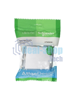 Механизм переключателя 1-кл. ATLAS DESIGN (сх.6) 10АХ алюм. SchE ATN000361