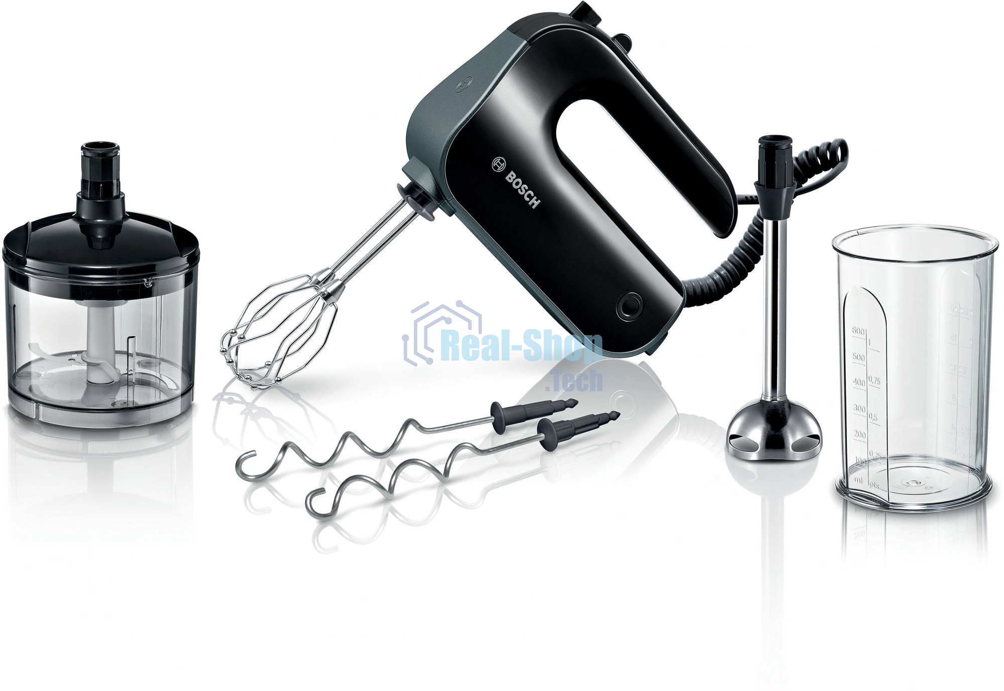 Миксер ручной Bosch MFQ4980B 850Вт черный