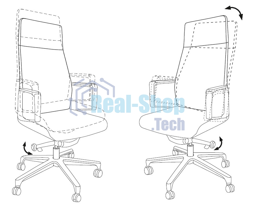 Кресло руководителя Бюрократ JONS/CASHGREY серый, крестовина алюминий