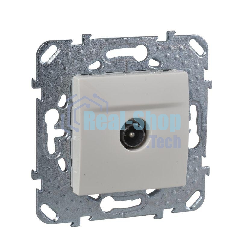 Механизм розетки TV 1-м СП Unica простая беж. SchE MGU5.462.25ZD