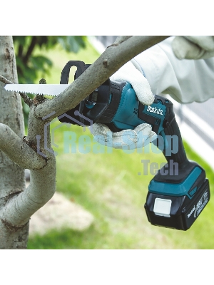 Пила саб аккумуляторная Makita DJR185RME18В 2х4А·чLi-ion 0-3000ход\м ход-13мм рез-50мм 1.5кг