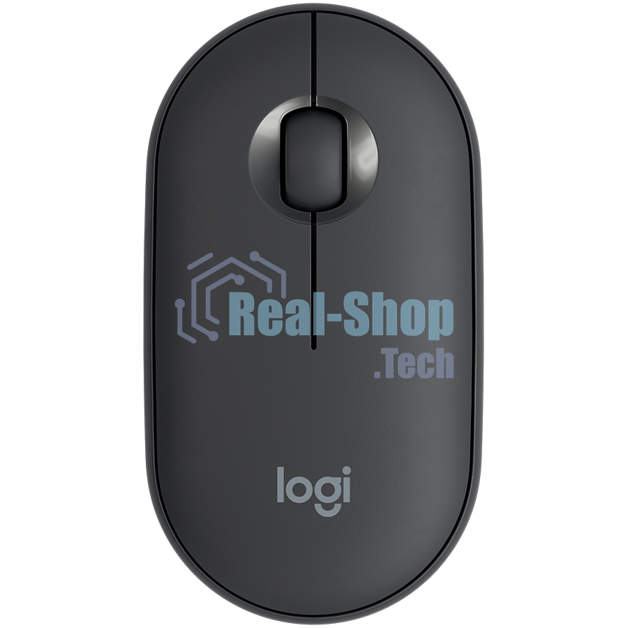 Мышь беспроводная Logitech Pebble M350 графитовый, 1000 dpi, радиоканал, Bluetooth, USB, кнопки - 3