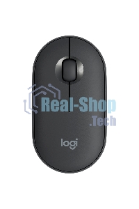 Мышь беспроводная Logitech Pebble M350 графитовый, 1000 dpi, радиоканал, Bluetooth, USB, кнопки - 3