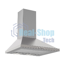 Вытяжка каминная Elikor Оптима 50Н-400-К3Л нержавеющая сталь, 50 см, 400 куб. м/ч, 55 дБ