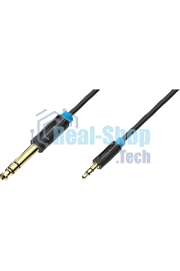 Кабель Vention аудио Jack 6,5 мм M/3,5 M - 3 м