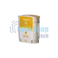 Картридж струйный Sakura C4913A (№82 Yellow) для HP, желтый, 72 мл.