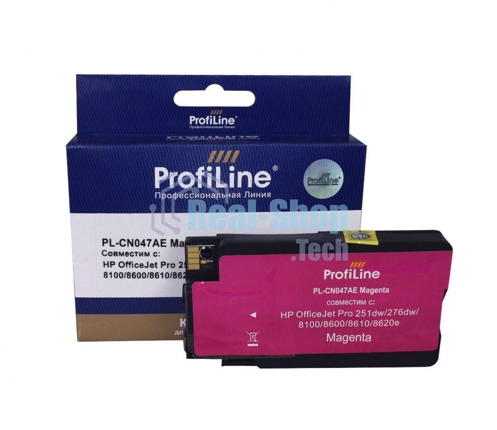 Картридж струйный ProfiLine PL-CN047AE №951XL для принтеров HP OfficeJet Pro 251dw/276dw/8100/8600/8610/8620e Magenta