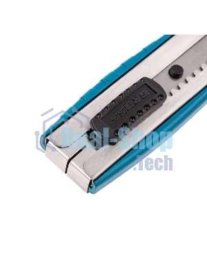 Нож Gross 195 мм, метал. корпус, выдв. сегм. лезвие 25 мм (SK-5), метал. напр-щая, клипса для ремня