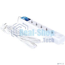 Фильтр-удлинитель PowerCube PRO (SPL(5+1)-16B-P-5М) 5.0 м, LC контур - подавление В/Ч помех, 16А/3,5 кВт