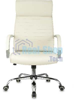 Кресло Бюрократ T-8010SL/IVORY слоновая кость, экокожа