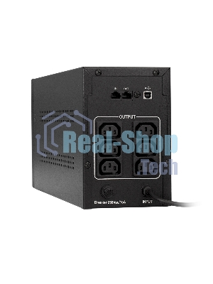 Источник бесперебойного питания ExeGate EP285517RUS SpecialPro Smart LLB-2000.LCD.AVR.C13.RJ.USB 2000VA/1200W, LCD, AVR, 6*IEC-C13, RJ45/11, USB, черный