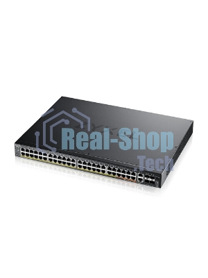 Коммутатор L3 Access Zyxel NebulaFlex Pro XGS2220-54FP, rack 19