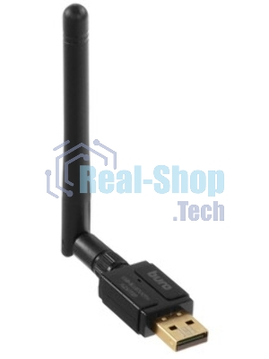 Адаптер USB Buro Bluetooth 5.0+EDR class 1 100м черный