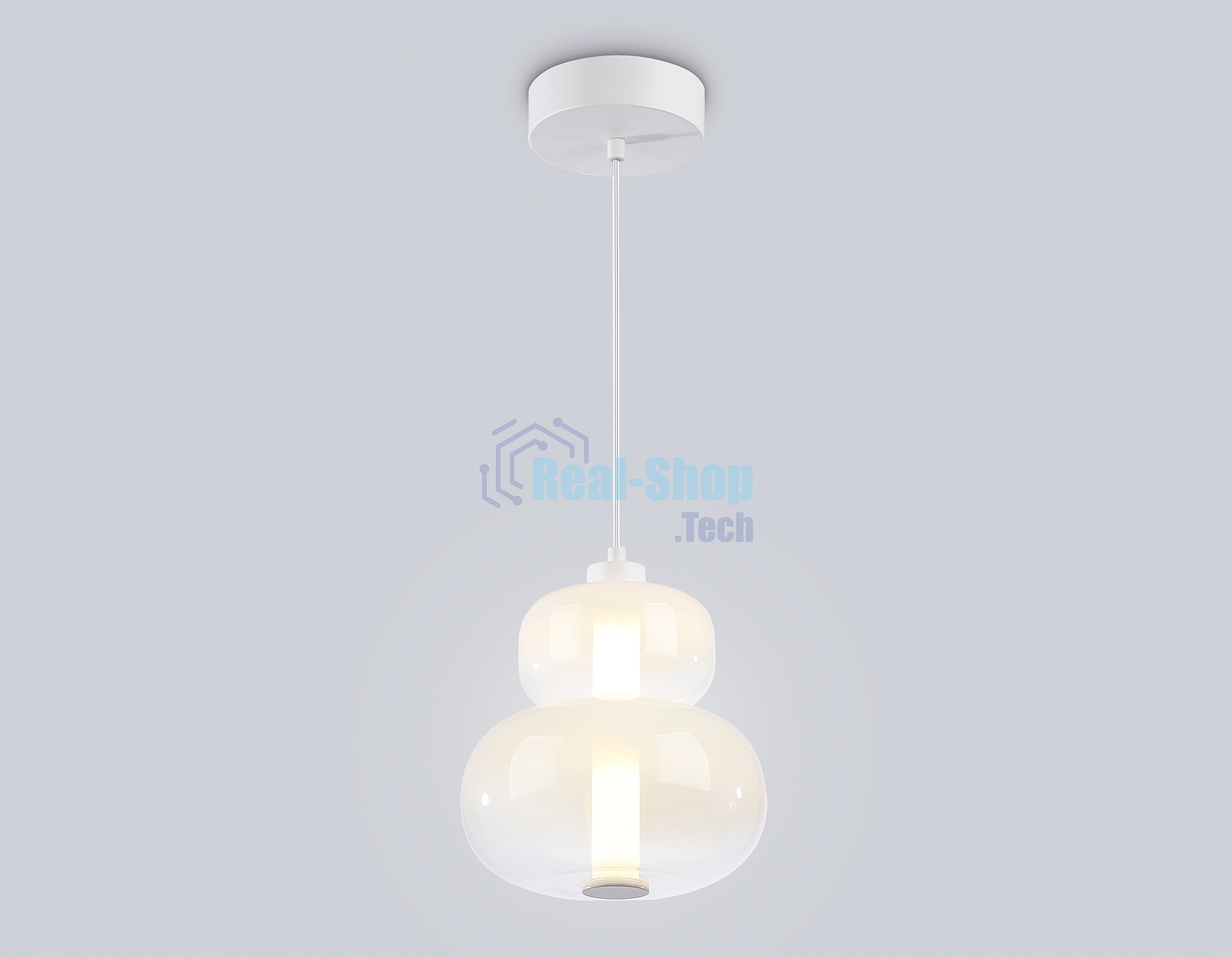 Подвесной светодиодный светильник Ambrella light LH11051 WH/FR белый/белый матовый 12W 3000K D230*265