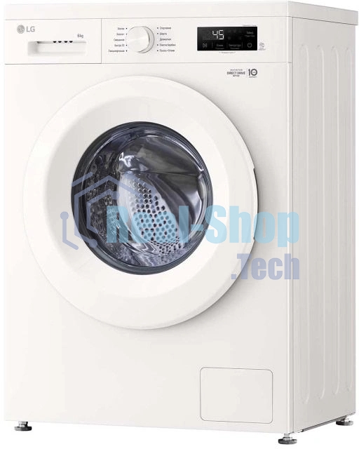 Стиральная машина LG F2Y1NS3W белый, загрузка фронтальная 6 кг, 1200 об/мин., класс: А