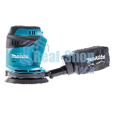 Эксцентриковая шлифовальная машина Makita DBO180Z 18В LiIon ф125мм 7000/9500/11000об/мин ампл.2.8мм 1.7кг
