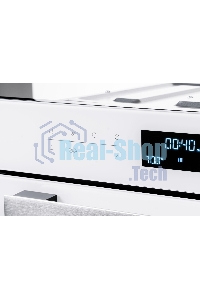 Духовой шкаф электрический Weissgauff OEMS 459 PDW белый, встраиваемый