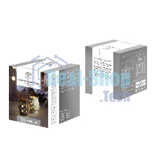 Декоративный фонарь Neon-night со свечкой, плетеный корпус, белый, размер 14х14х16,5 см, цвет теплый белый