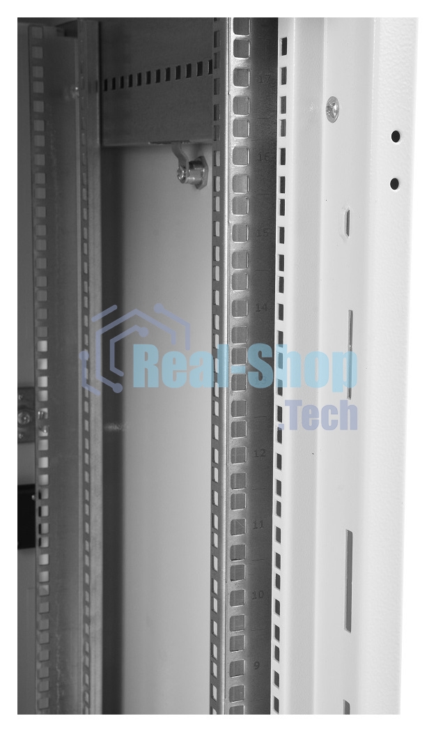 Шкаф телекоммуникационный напольный 42U (800x1000) дверь перфорированная (3 места), ШТК-М-42.8.10-4ААА