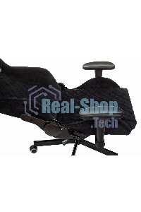 Кресло игровое Бюрократ Knight Outrider Light-20 черный с подголов. крестовина металл