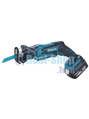 Пила саб аккумуляторная Makita DJR185RME18В 2х4А·чLi-ion 0-3000ход\м ход-13мм рез-50мм 1.5кг