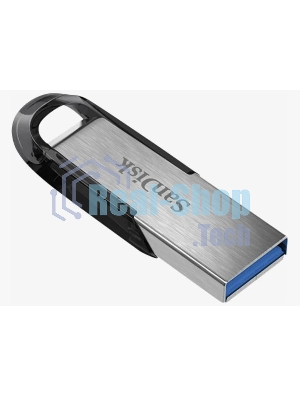 Флешка USB Sandisk CZ73 Cruzer Ultra Flair (SDCZ73-128G-G46), 128Gb, USB 3.0, R/W 150/45, серебристый/черный
